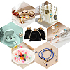 Beebeecraft Velvet Jewelry Pouches Bags TP-BBC0001-09C-03-5