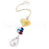 Hollow Alloy Hanging Ornaments HJEW-Q012-07F-3