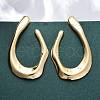 304 Stainless Steel Teardrop Stud Earrings EJEW-B108-13G-2