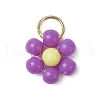 12Pcs Opaque Acrylic Pendants PALLOY-CJ00146-2
