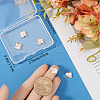 Beebeecraft 6Pcs Natural Sea Shell Cloud Charms KK-BBC00014-93-3