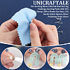 Unicraftale 925 Sterling Silver Flat Pad Stud Earring Findings STER-UN0001-43-5
