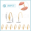 Unicraftale Ion Plating(IP) 316 Surgical Stainless Steel Earring Hooks STAS-UN0058-42G-3