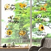 16 Sheets 8 Styles PVC Waterproof Wall Stickers DIY-WH0345-157-5