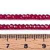 Lab Grown Red Corundum Beads Strands G-G106-A45-06-4