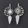 7 Chakra Natural Quartz Crystal Big Pendants G-F733-02C-1