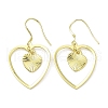 Rack Plating Brass Dnagle Earrings KK-C029-07G-1