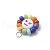 Acrylic & Glass & Copper Pendants PALLOY-JF03892-02-5
