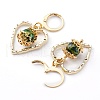 304 Stainless Steel Huggie Hoop Earrings EJEW-JE04464-3