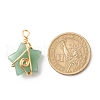 Natural Mixed Stone Pendants PALLOY-JF01710-4