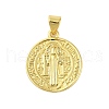 Rack Plating Brass Pendants KK-S380-34G-02-1