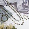 ARRICRAFT Round Frosted Natural TaiWan Jade Beads Strands G-AR0001-24-9