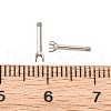304 Stainless Steel Stud Earring Findings STAS-B091-02B-01P-3
