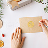 Self Adhesive Gold Foil Embossed Stickers DIY-WH0575-063-5