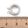 Rack Plating Brass Fold Over Clasps KK-A224-26B-P-3
