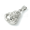 Non-Tarnish 304 Stainless Steel Pendants STAS-L275-13P-2
