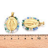 304 Stainless Steel Pendants STAS-N115-24C-G-3