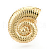 Brass Adjustable Open Cuff Rings for Women RJEW-N051-01A-G-2