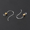 Transparent Resin Earring Hooks RESI-G050-01G-3