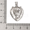 Non-Tarnish 304 Stainless Steel Pendants STAS-C103-32P-3