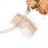 Alloy Rhinestone Hair Combs PW-WG11E5F-08-1