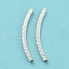 925 Sterling Silver Tube Beads STER-Q191-01C-S-2