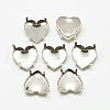 Non-Tarnish 201 Stainless Steel Sew on Prong Settings STAS-T032-06-18mm-1