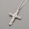 925 Sterling Silver Pendant Necklaces NJEW-H209-12P-1