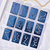 Twelve Constellations Rectangle Pendants Silicone Molds DIY-G073-02-2