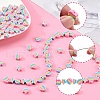 100Pcs 2 Styles Handmade Polymer Clay Beads CLAY-YW0001-97-4