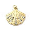304 Stainless Steel Crystal Rhinestone Pendants STAS-E550-13G-1