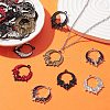 35Pcs 7 Styles Alloy Pendants PALLOY-CJ0002-46-6
