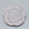 Natural Rose Quartz Pendants X-G-Q481-08D-1