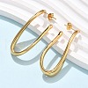304 Stainless Steel U-Shaped Stud Earrings EJEW-C142-13G-3