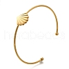 304 Stainless Steel Cuff Bangles STAS-Z108-08G-02-4
