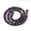 Natural Red Corundum/Ruby and Sapphire Beads Strands G-R465-26B-2