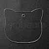 Transparent Acrylic Blank Pendants TACR-Z003-01A-2
