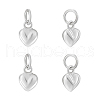   925 Sterling Silver Peach Heart Charms FIND-PH0021-55A-7