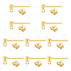 GOMAKERER 5Pairs 925 Sterling Silver Ear Stud Findings FIND-GO0002-66G-1