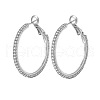 Brass Hoop Earrings FS-WG1287F-04-1