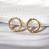 304 Stainless Steel Huggie Hoop Earrings EJEW-G272-02-8mm-G-1
