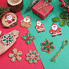 SUNNYCLUE 1Set Christmas Plastic Pendants DIY-SC0026-46A-3