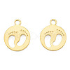 Ion Plating(IP) 201 Stainless Steel Pendants STAS-N098-229LG-3