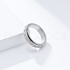 Simple Style 304 Stainless Steel Rotating Finger Rings FS-WGCAB4E-04-1