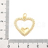 Brass Micro Pave Cubic Zirconia Pendants KK-D325-62G-3