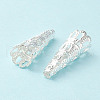 Zinc Alloy Filigree Bead Caps PALLOY-F306-01S-2