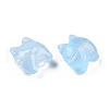 Transparent Spray Painted Glass Beads GLAA-N035-034-C11-3