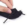 Velvet Cloth Drawstring Bags TP-C001-70X90mm-4-3