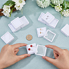 Acrylic Square Loose Diamond Box with Visible Window CON-WH0088-76B-01-3