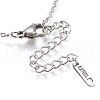 304 Stainless Steel Pendant Necklaces X-NJEW-P206-20P-2